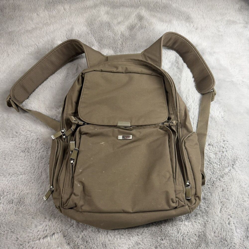TUMI Olive Backpack Rucksack  15'' X 13''  Travel Bag